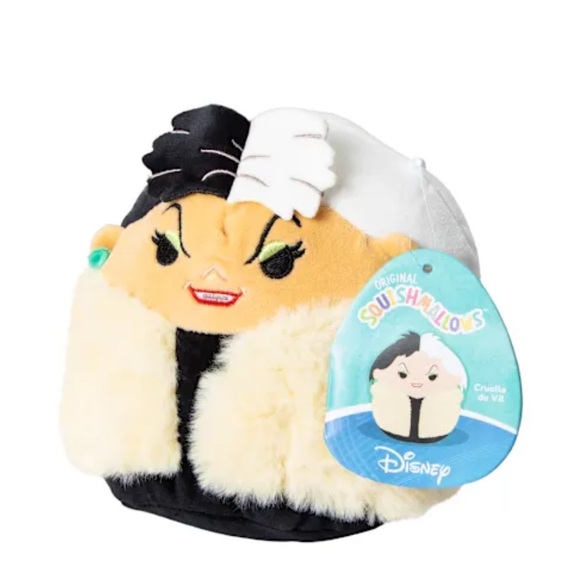 Disney Other - Cruella de Vill 6” Disney Squishmallows Plush